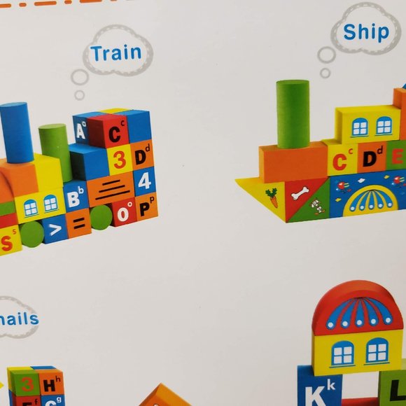 New 70pc Foam Blocks with Alphabet and Number - Picture 7 of 10